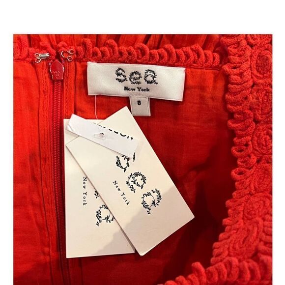 Sea New York Camila Crochet Romper (8)(10) NWT - Picture 4 of 14